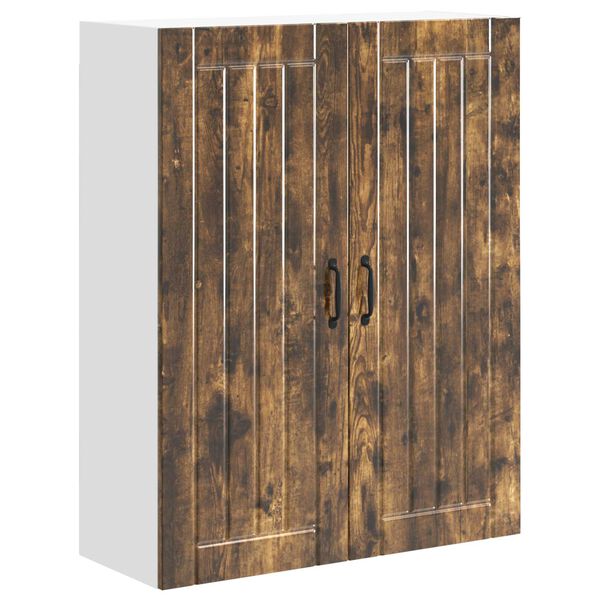 vidaXL Armoire de cuisine Ch&ecirc;ne fum&eacute; 80 x 31 x 100 cm