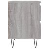 vidaXL Table de chevet sonoma gris 40x35x50 cm bois d’ingénierie