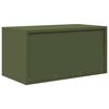 vidaXL Armoire de rangement Vert olive 80 x 40 x 40 cm Acier