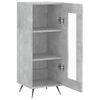 vidaXL Buffet Gris b&eacute;ton 34,5x34x90 cm Bois d'ing&eacute;nierie