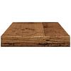 vidaXL Étagères murales 4 pcs vieux bois 40x20x1,5cm bois d'ingénierie