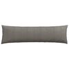 vidaXL Coussins de canap&eacute; 2 pcs Gris clair 145 x 40 cm