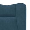 vidaXL fauteuil Bleu 63 x 67 x 94 cm Velours
