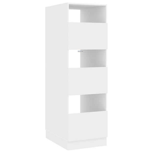 vidaXL Armoire &agrave; Laver avec stockage Blanc Bois d'ing&eacute;nierie