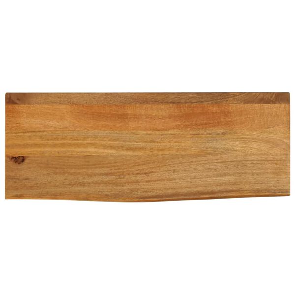 vidaXL Dessus de table &agrave; bord vivant 90x40x2,5 cm bois massif manguier