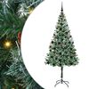 vidaXL Sapin de No&euml;l artificiel Vert 180 cm PVC et Acier