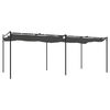 vidaXL Pergola avec toit rétractable anthracite 589x292x230 cm