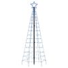 vidaXL Sapin de No&euml;l &agrave; LED avec piquets 220 LED bleu 180 cm