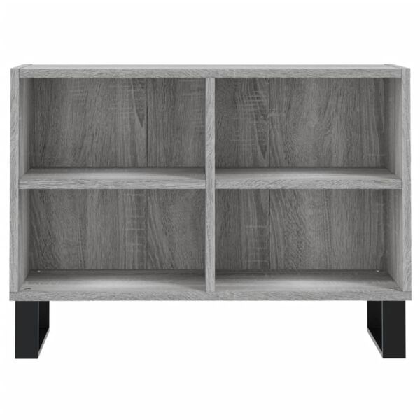 vidaXL Meuble TV sonoma gris 69,5 x 30 x 50 cm bois d'ing&eacute;nierie