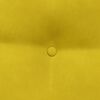 vidaXL Coussin de Dos Jaune 80 x 24 x 50 cm Velours