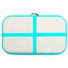 vidaXL Tapis gonflable de gymnastique avec pompe 60x100x10 cm PVC Vert