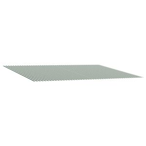 vidaXL Toile de rechange pour auvent Vert et blanc 450 &times; 300 cm
