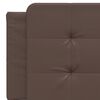vidaXL Cadre de lit sans matelas Zadar marron 160x200 cm similicuir