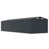 vidaXL Abri de jardin Anthracite 257x779x181 cm Acier galvanisé