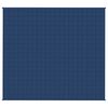 vidaXL Couverture lest&eacute;e Bleu 200x225 cm 13 kg Tissu