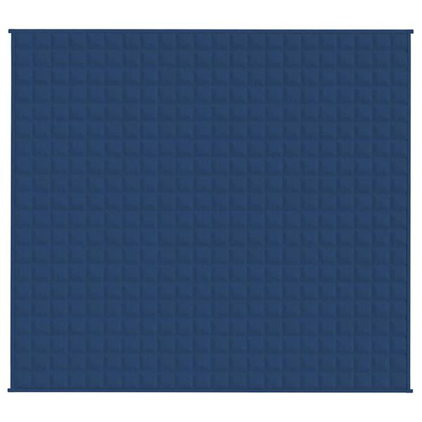 vidaXL Couverture lest&eacute;e Bleu 200x225 cm 13 kg Tissu