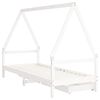 vidaXL Cadre de lit d'enfants tiroirs blanc 90x190 cm bois pin massif