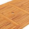 vidaXL Table pliable de jardin 160x80x75 cm Bois de teck solide