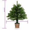 vidaXL Arbre de No&euml;l artificiel pr&eacute;-&eacute;clair&eacute; et boules 65 cm vert