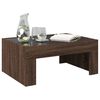 vidaXL Table basse avec LED infini chêne marron 70x50x30 cm