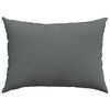 vidaXL Coussins de canapé 2 pcs Gris foncé 70 x 50 cm tissu