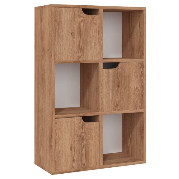 vidaXL Biblioth&egrave;que Ch&ecirc;ne marron 60x27,5x88 cm Bois d'ing&eacute;nierie