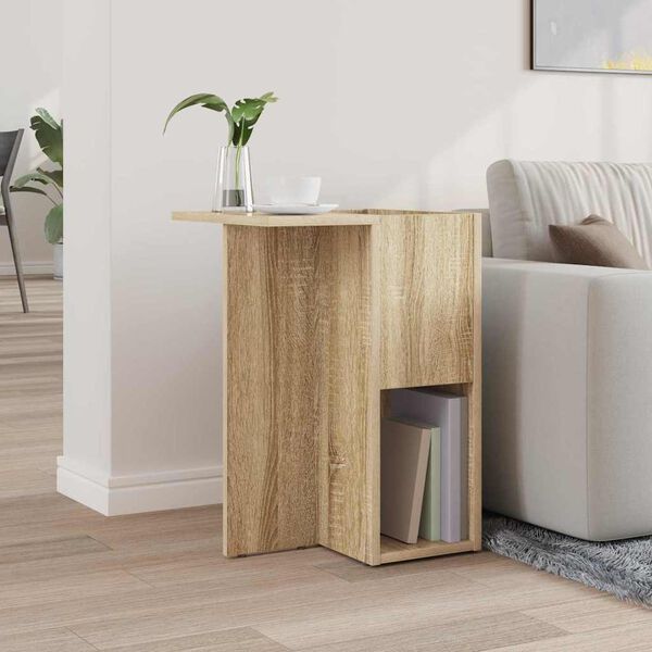 vidaXL Table d'appoint Ch&ecirc;ne Sonoma 35 x 40 x 55 cm Bois d'ing&eacute;nierie