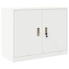 vidaXL Armoire de rangement Blanc 90 x 40 x 70 cm Acier
