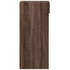 vidaXL Buffet ch&ecirc;ne marron 30x42,5x93 cm bois d'ing&eacute;nierie