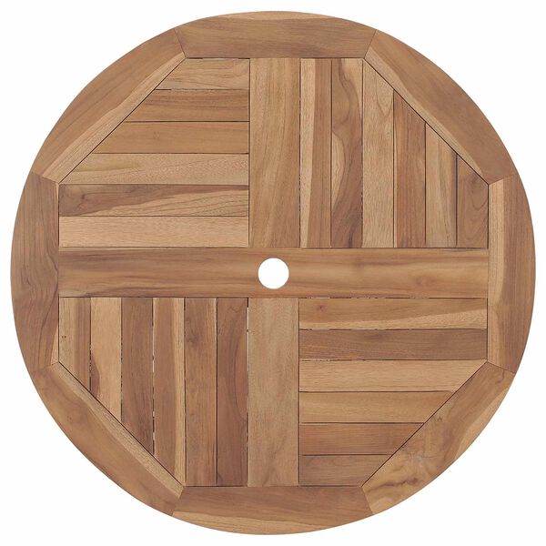 vidaXL Ensemble de salle &agrave; manger pour jardin 3 pcs Marron