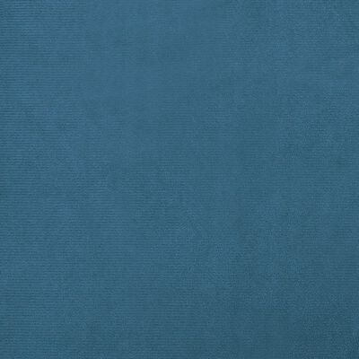 vidaXL Lit pour chien bleu 70x45x30 cm velours
