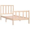 vidaXL Cadre de lit sans matelas 90x190 cm bois massif