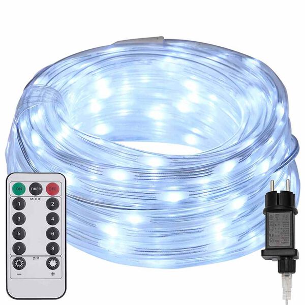 vidaXL Lumi&egrave;re en corde avec 480 LED Blanc froid 20 m PVC