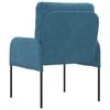 vidaXL Canap&eacute;s avec coussin 55cm Bleu Contreplaqu&eacute;