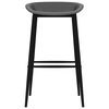 vidaXL Ensemble de bar 5 pcs Noir et gris