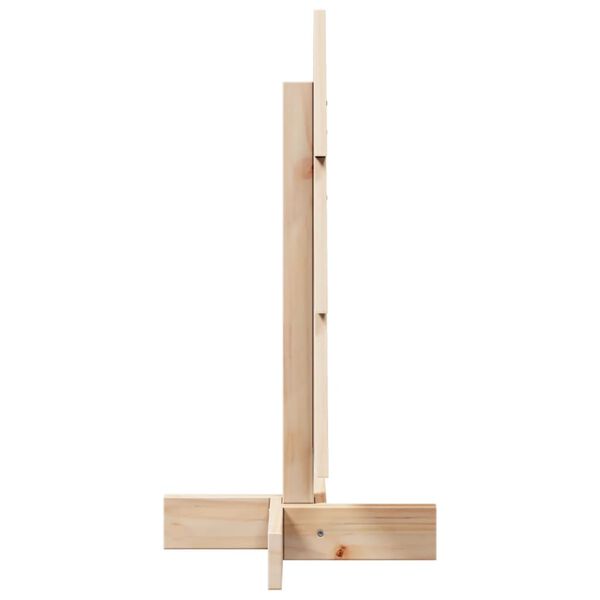 vidaXL Arbre de No&euml;l en bois pour d&eacute;coration 60 cm bois massif de pin