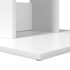 vidaXL Table d'appoint Blanc 45 x 40 x 62,5 cm Bois d'ing&eacute;nierie