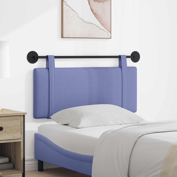 vidaXL T&ecirc;te de lit suspendue Uni Bleu denim 110 x 55 x 5 cm tissu