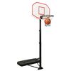 vidaXL Support de basket-ball Blanc 258-363 cm Polyéthylène