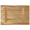 vidaXL Dessus de table bord vivant 60x40x2,5 cm bois de manguier brut