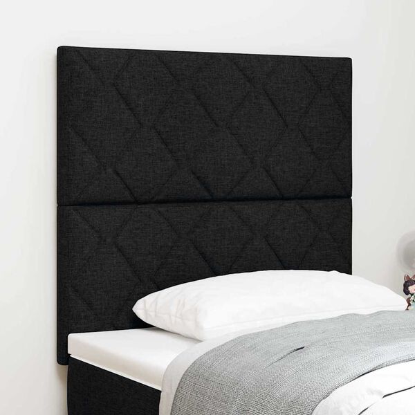 vidaXL Tête de lit avec tête de lit Noir 100 cm Cuir synthétique