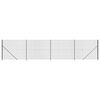 vidaXL Cl&ocirc;ture en treillis m&eacute;tallique avec bride anthracite 2x10 m