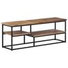 vidaXL Meuble TV 110x30x39 cm teck massif récupéré