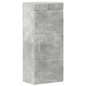 vidaXL Armoire murale de salle de bain avec &eacute;tag&egrave;re TULUM Gris b&eacute;ton
