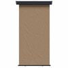 vidaXL Store lat&eacute;ral de balcon 100% polyester fer acier