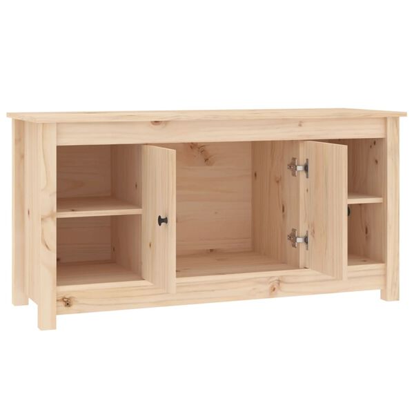 vidaXL Meuble TV 103x36,5x52 cm Bois de pin massif