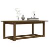 vidaXL Table basse Marron miel 110x55x45 cm Bois massif de pin