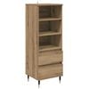 vidaXL Haut Armoire Ch&ecirc;ne artisanal 40 x 36 x 110 cm Bois d'ing&eacute;nierie