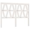vidaXL Tête de lit Blanc 126x4x100 cm Bois massif de pin