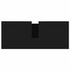 vidaXL Armoire de salle de bain noir 80x33x60 cm bois d'ingénierie
